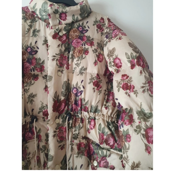Vintage NAF NAF Floral Puffer Size M/L - Picture 3 of 8
